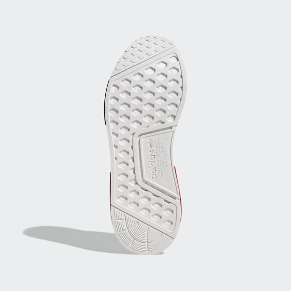 Weiss NMD_R1 Schuh