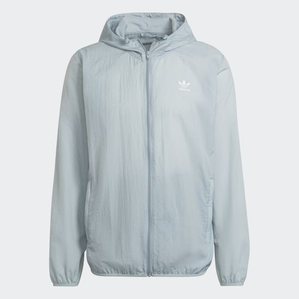 Grau adicolor Essentials Trefoil Windbreaker JKZ52