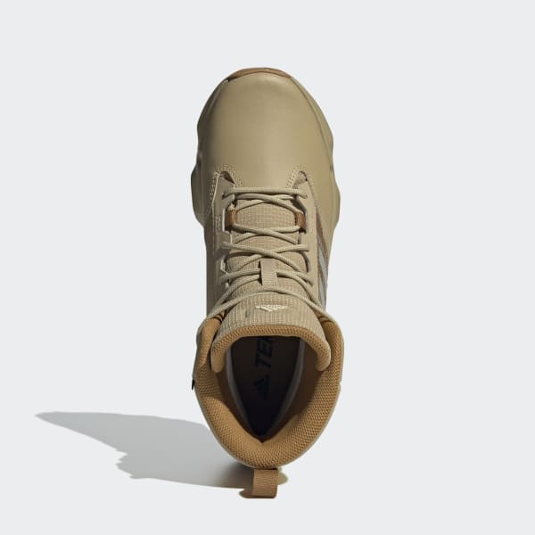 Beige Zapatillas de Senderismo Unity Piel RAIN.RDY Corte Medio