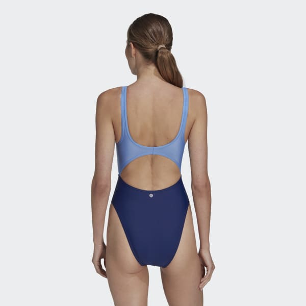 Μπλε Colorblock Swimsuit