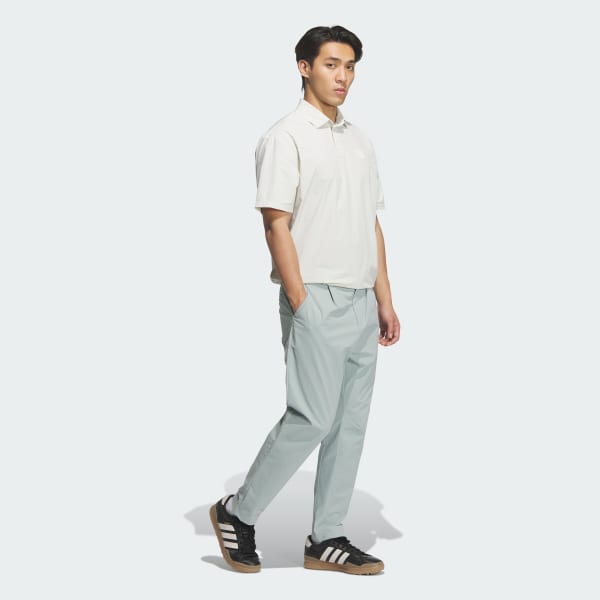 Grey 클럽 컨수머 우븐 숏 슬리브 루즈 핏 폴로 셔츠