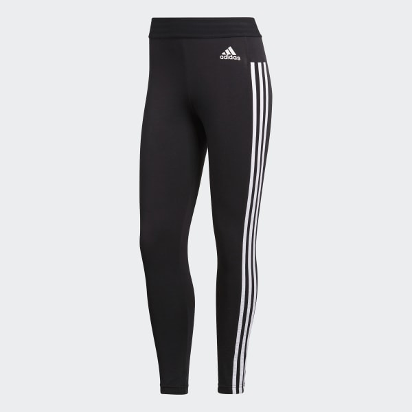 calça adidas legging 3 stripes preto