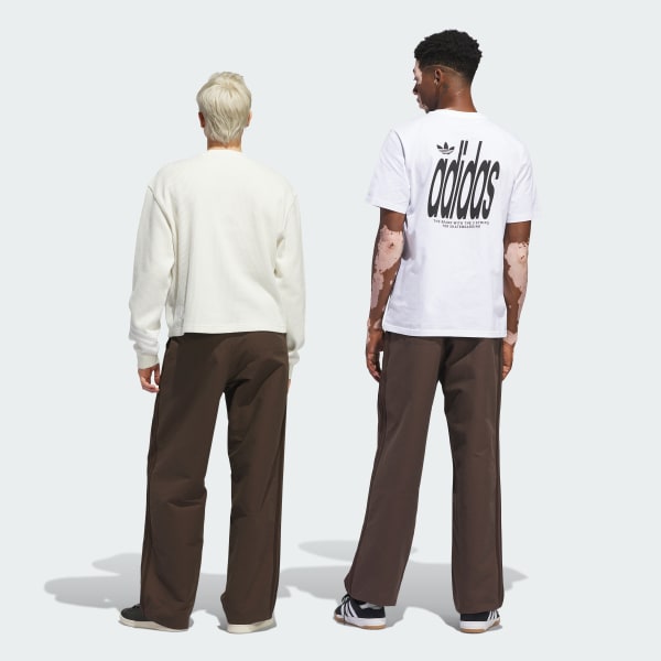 Brown 3-Stripes Skate Chino Pants