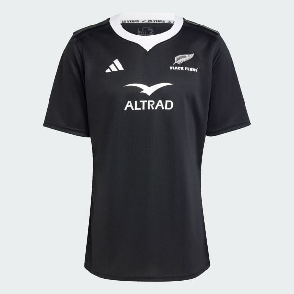 Black Black Ferns Rugby Home Jersey