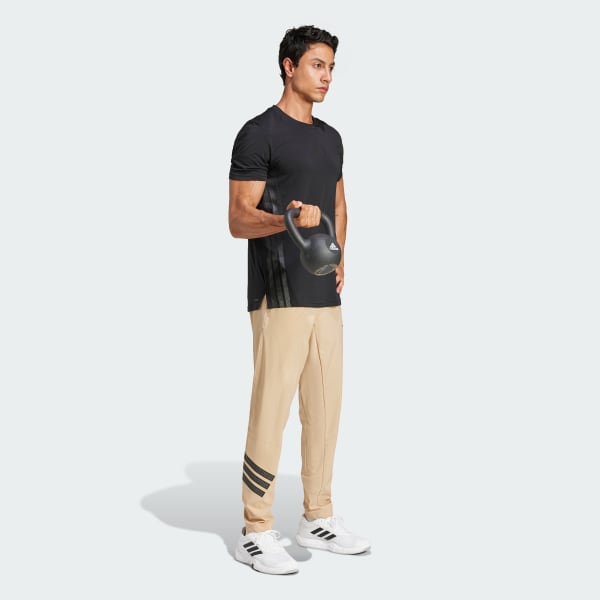 Brown Icon 3-Stripes Woven Pants