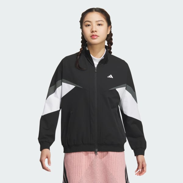 FR2GOLF ロングスリーブジャケット ブラック D-VEC｜セーラーフードロングスリーブシャツ