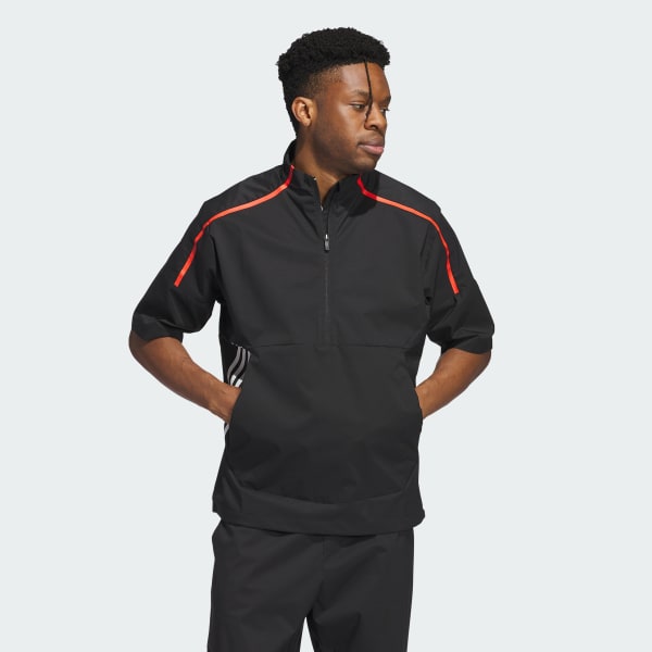 Adidas short sleeve golf jacket cheap