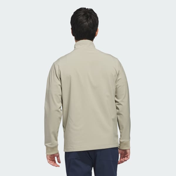 Brown Ultimate365 Textured Woven Full-Zip Jacket