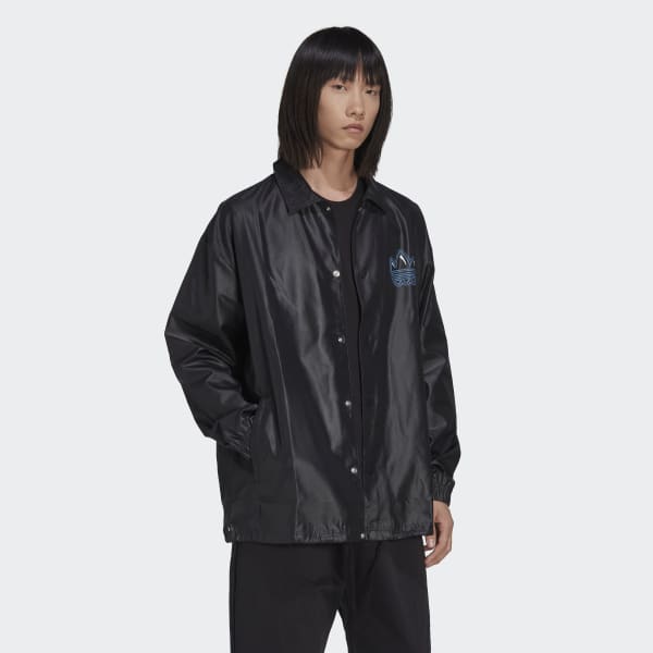 Schwarz Graphics Campus Coach Jacke CK868