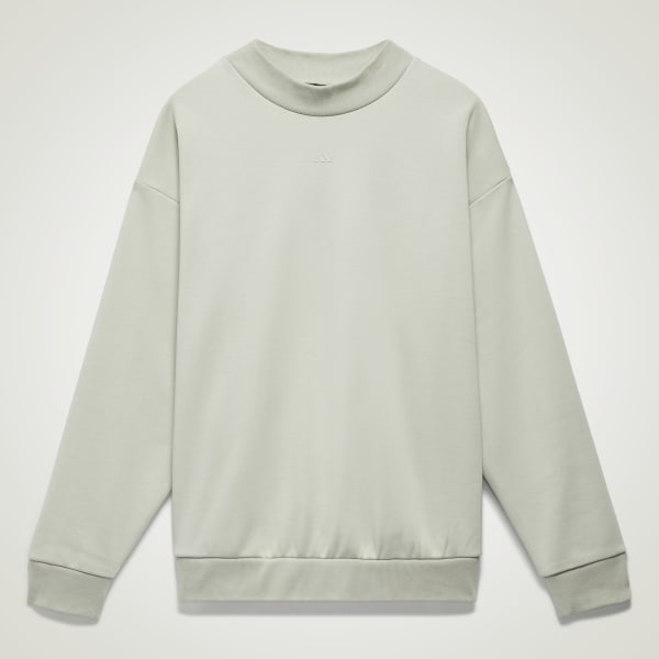Gron adidas Basketball Crew Sweatshirt