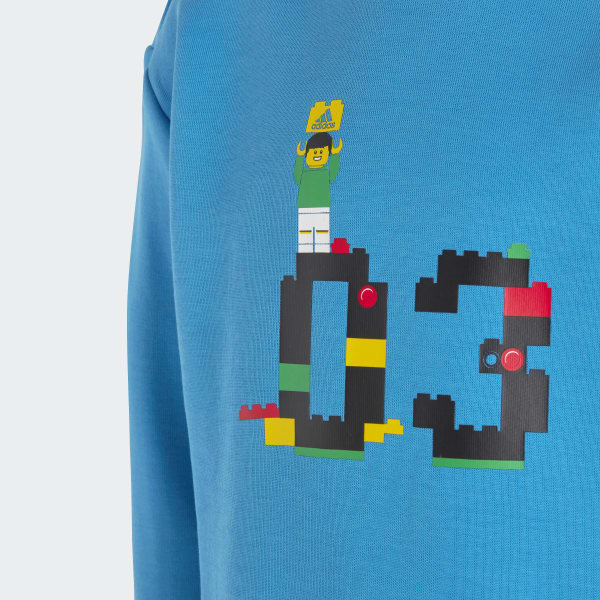 Μπλε adidas x Classic LEGO® Crew Sweatshirt and Pant Set