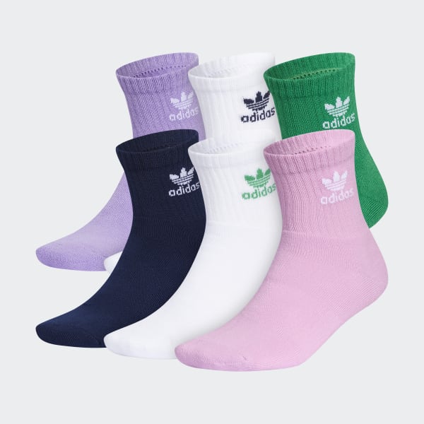 adidas Trefoil Quarter Socks Pairs - Green | Men's Lifestyle | adidas US