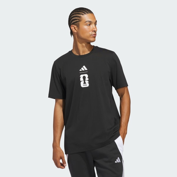 adidas FIFA World Cup 26™ Match Ball Graphic T-Shirt - Black