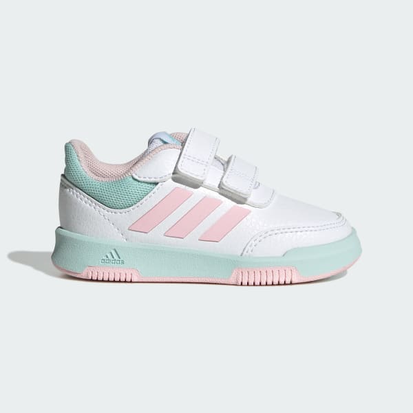 White Tensaur Hook and Loop Shoes