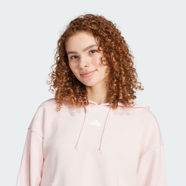 Pink Future Icons 3-Stripes Hoodie