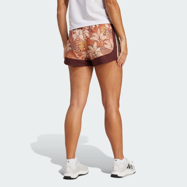 Yellow adidas x FARM Rio Pacer Shorts