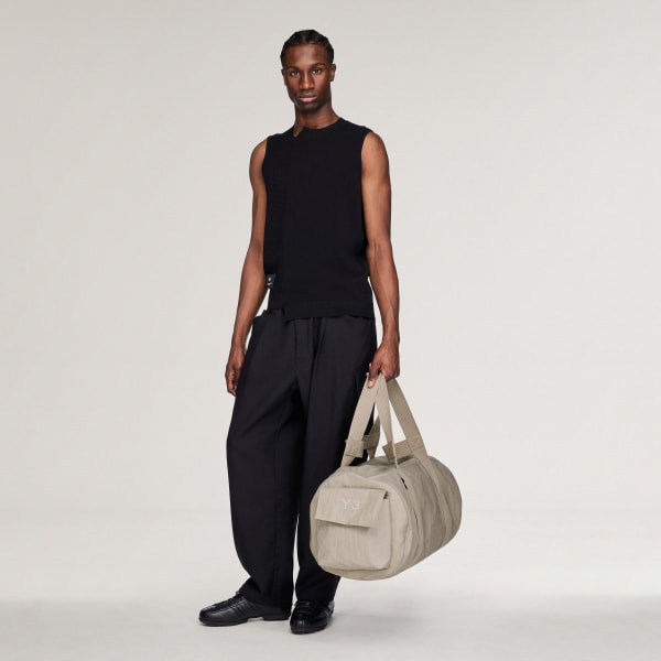 Brown Y-3 DUFFLE BAG