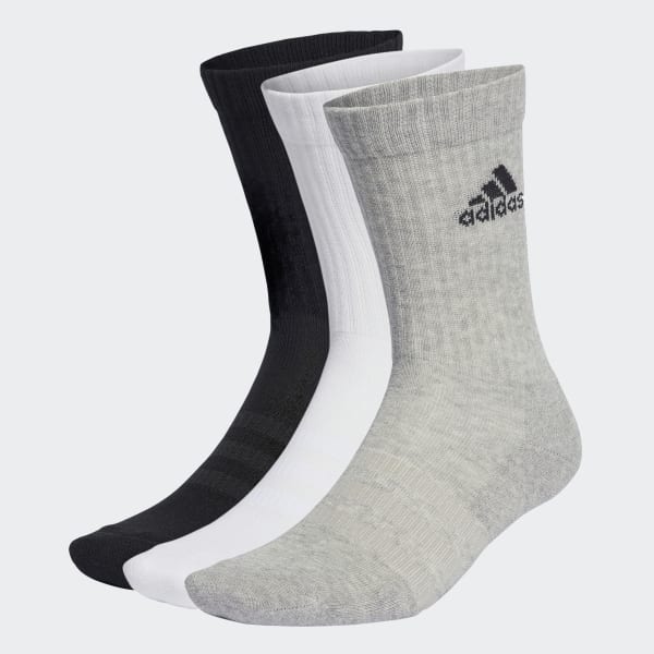 Siva Ponožky Cushioned Crew (3 páry)