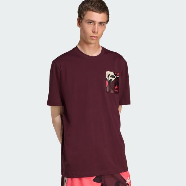 Burgundy Mercedes - AMG Petronas Formula One Team Summer T-shirt