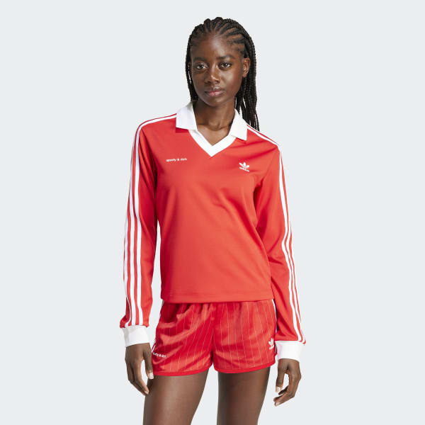 【超美品】Sporty & Rich 長袖サッカージャージー Sporty_and_Rich_Long_Sleeve_So