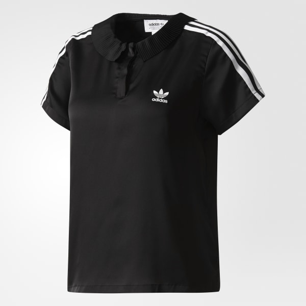 adidas 3-Stripes Polo Shirt - Black | adidas UK