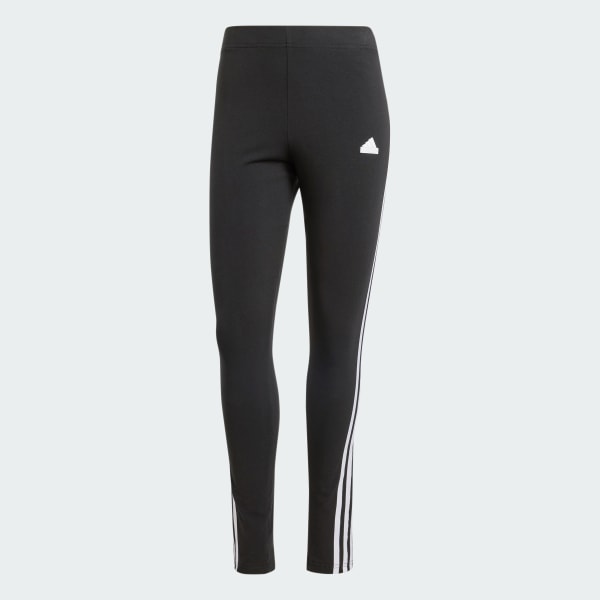 Preto Leggings 3-Stripes Future Icons