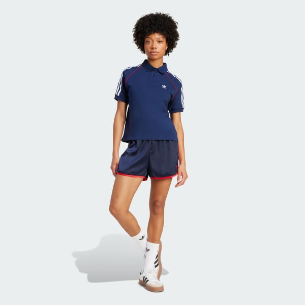 Blauw Adicolor 3-Stripes Sprinter Short
