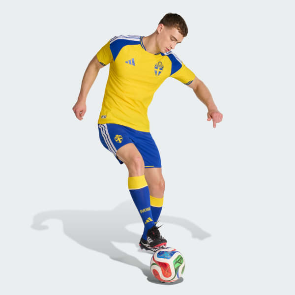 Yellow Sweden 26 Home Authentic Jersey