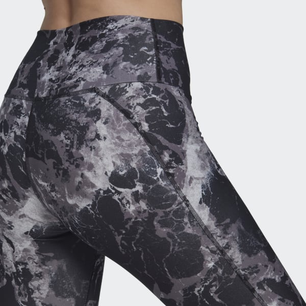 Grigio Leggings 7/8 da yoga Essentials Print