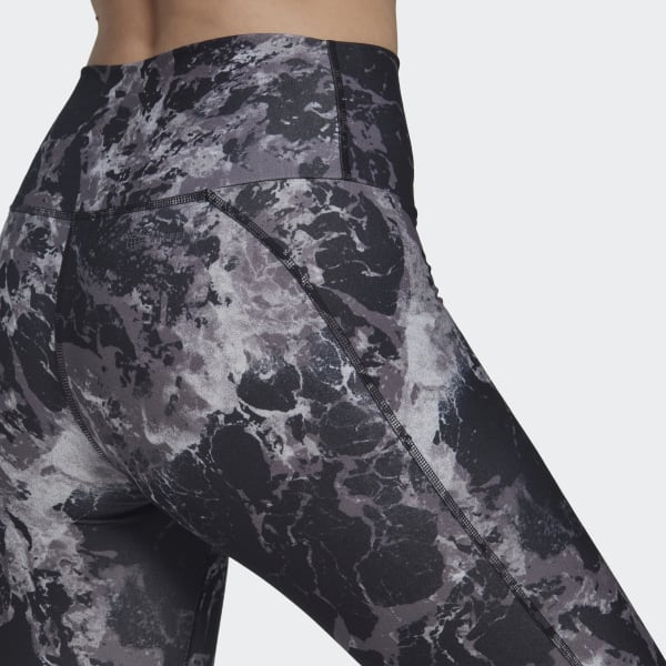 adidas Yoga Essentials Print 7/8 Leggings - Grey