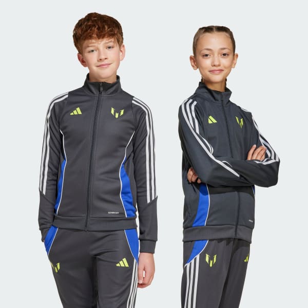 Gris Veste Messi Enfants
