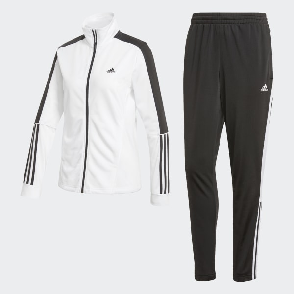 black and white striped tracksuit