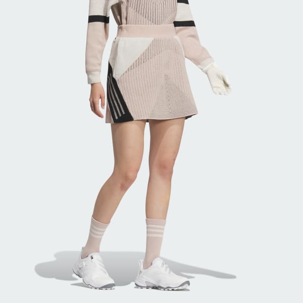 ブラウン 【ゴルフ】アーカイブグラフィック ニットスカート