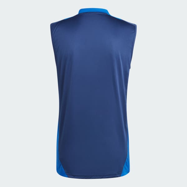 Blue Tiro 24 Competition Training Sleeveless Jersey