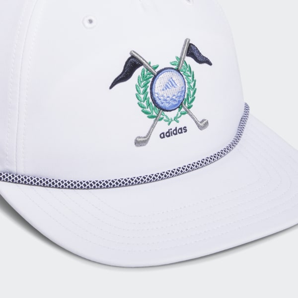 Hvid Retro Five-Panel kasket