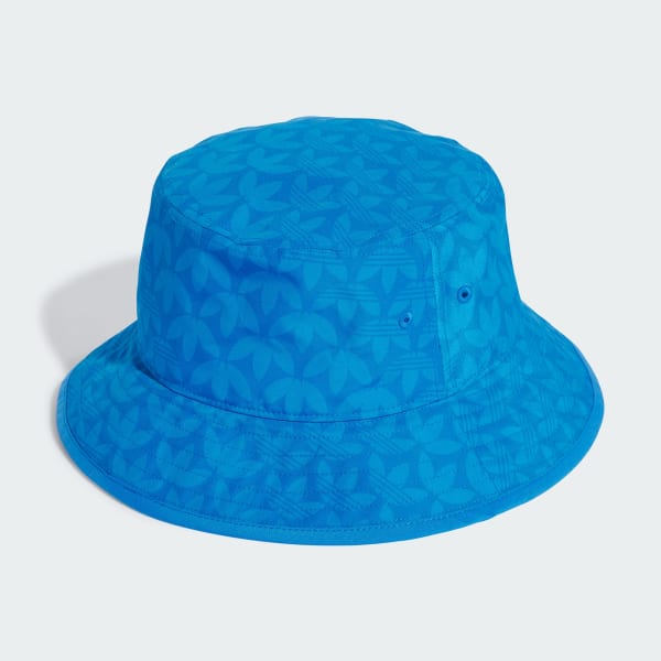 Blauw Monogram Vissershoedje