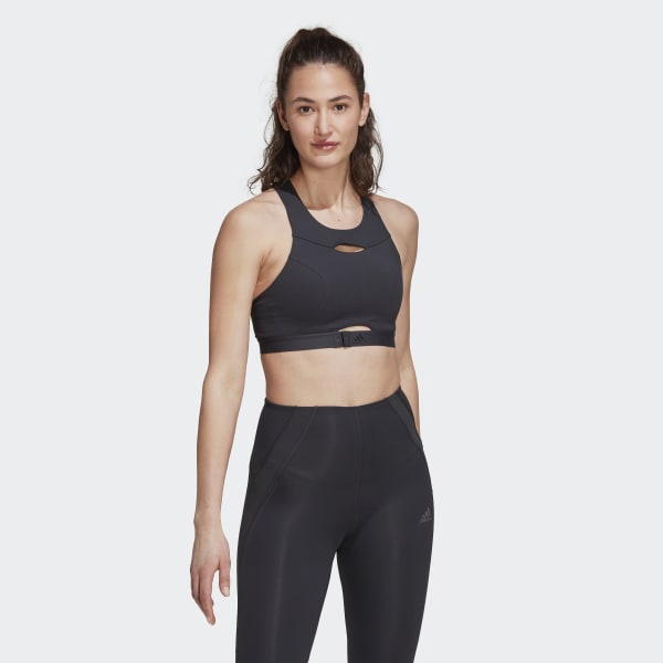 adidas Brassière de training maintien moyen PowerImpact - noir