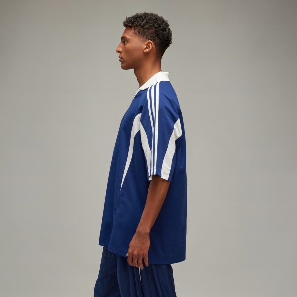 Blue Y-3 Cut Line Tee