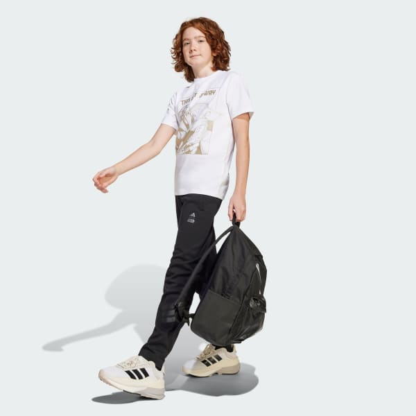 White ADIDAS STAR WARS MANDALORIAN GRAPHIC T-SHIRT