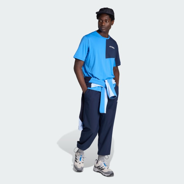 blauw Terrex Multi Climacool T-shirt