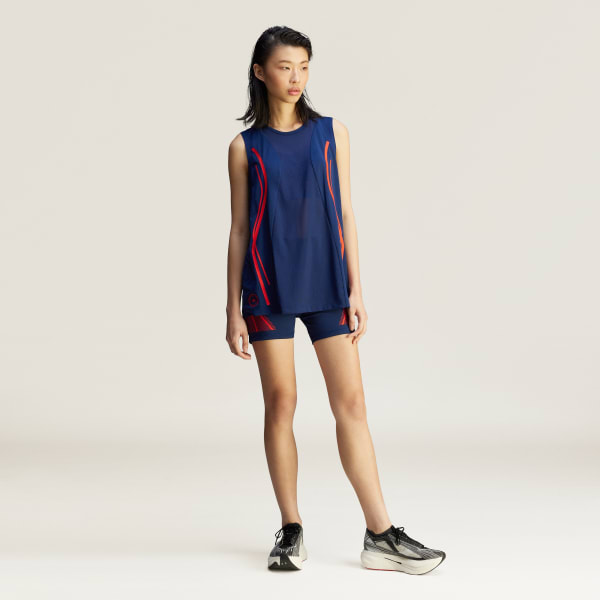 modrá Tílko adidas by Stella McCartney TruePace Running
