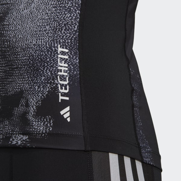 Flerfarvet Techfit Allover Print Training Sleeveless T-shirt HI109