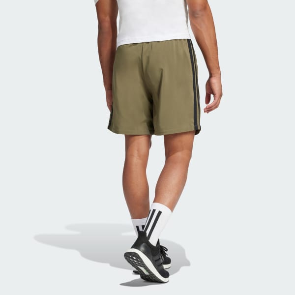 Green Essential 3-Stripes Chelsea Shorts