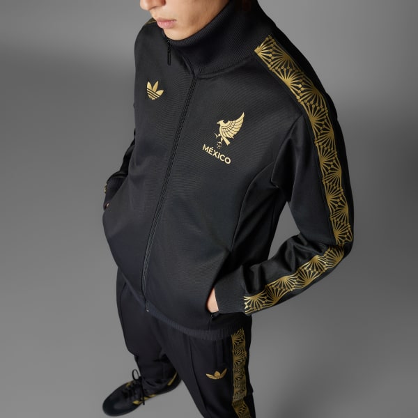 Nero Giacca da allenamento Mexico Gold