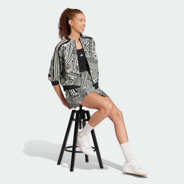 White adidas x FARM Skirt