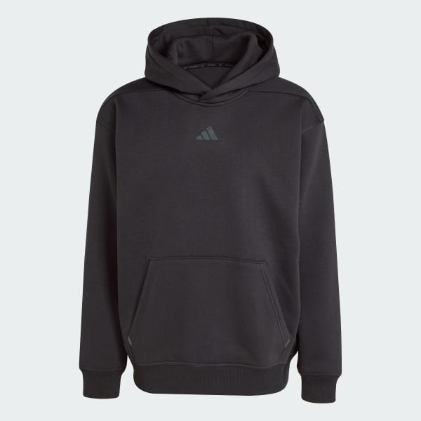 adidas Power Oversize Hoodie - Black | Free Shipping with adiClub