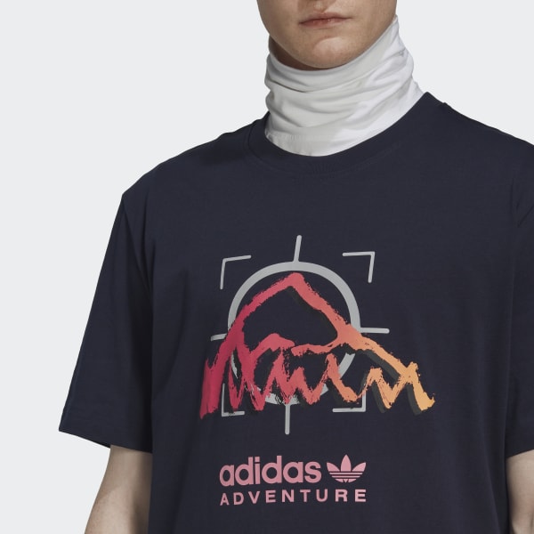 Mau-xanh-da-troi Áo Thun Ride adidas Adventure CK321