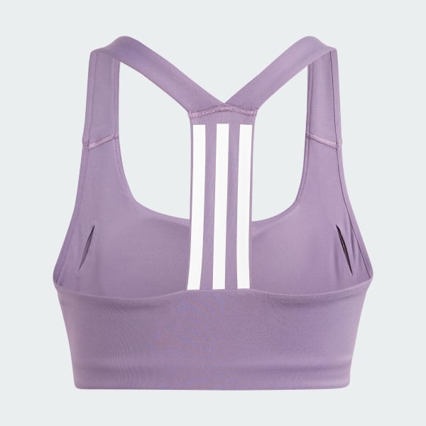 adidas Training Train icons low support sports bra in white