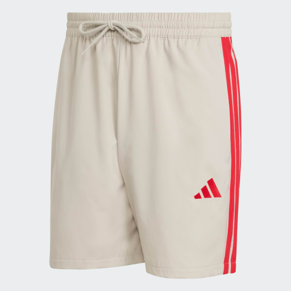 Bege Shorts Essential Três Listras Chelsea