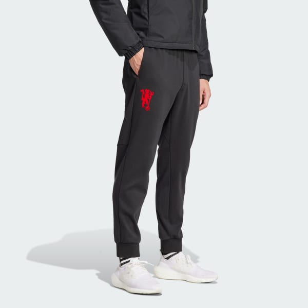 adidas Manchester United Cultural Story Tracksuit Bottoms Black adidas Ireland